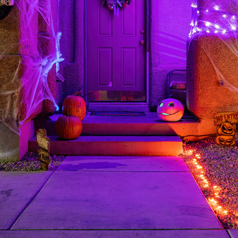 Gå 'all in' med LED-figurer til Halloween