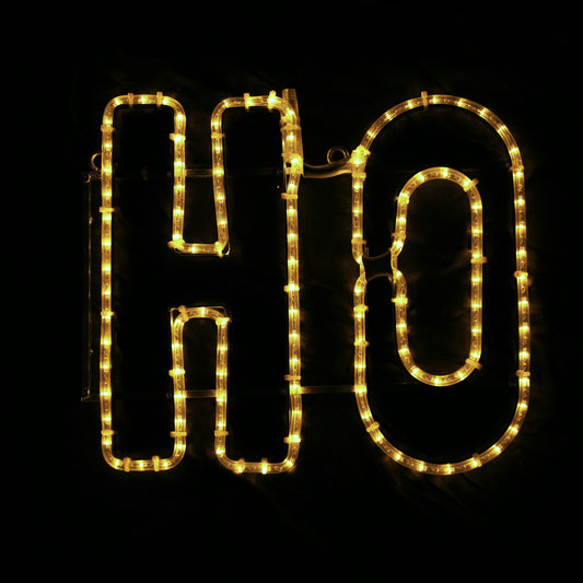 Utendørs julebelysning ho ho ho