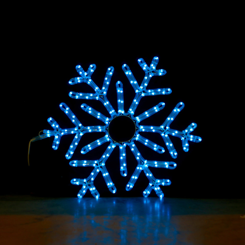 Snøfnugg 55x55 cm m/fjernkontroll og smart-LED