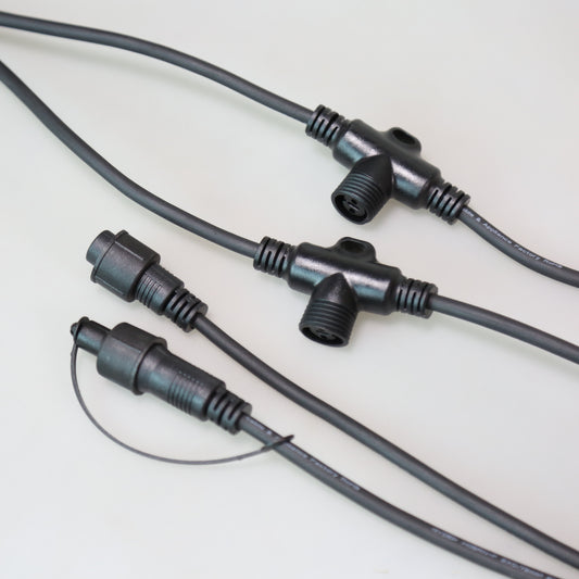 Koblingsledning 3 meter med to koblingspunkter på ledningen - fo