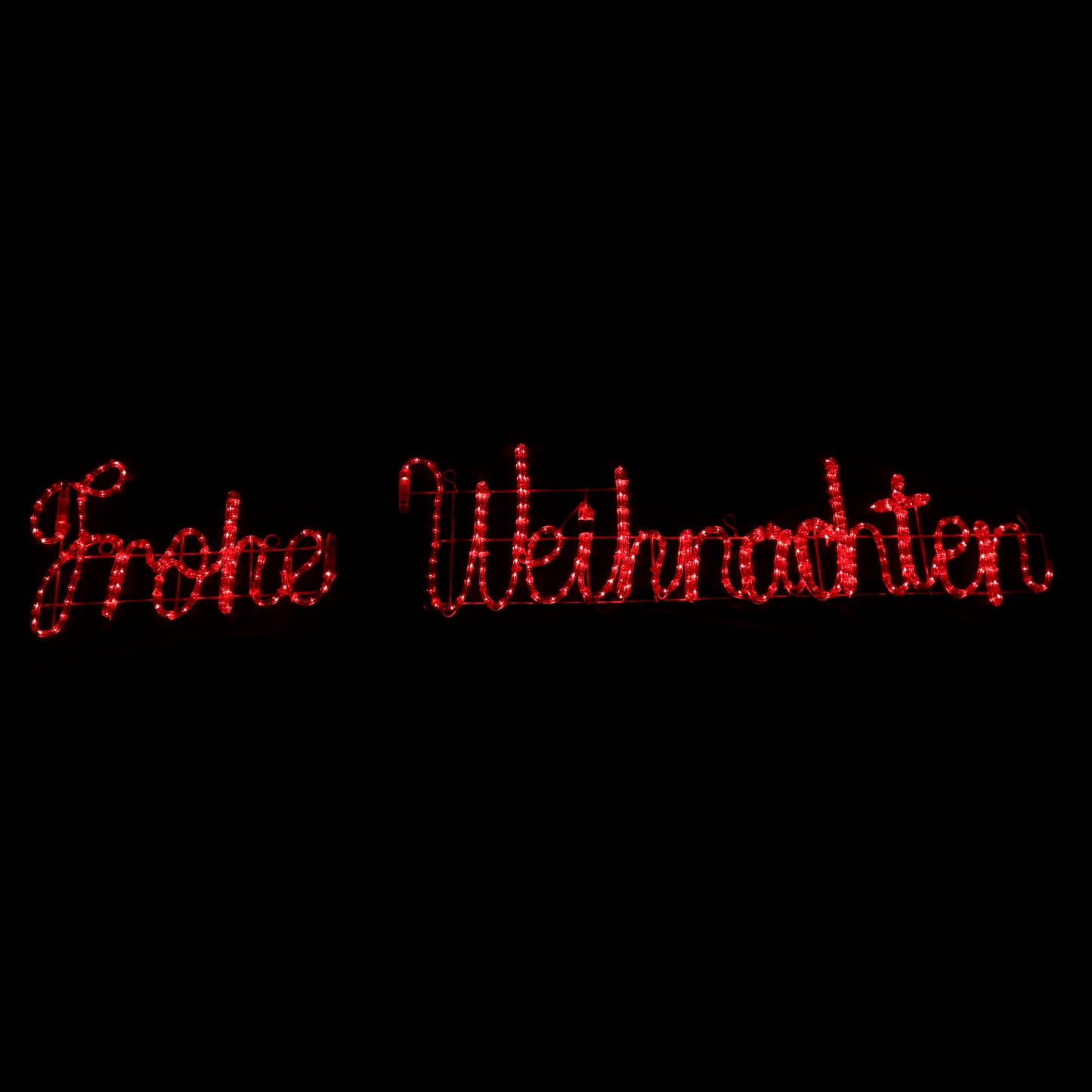 Frohe Weihnachten - LED skilt - God Jul på tysk