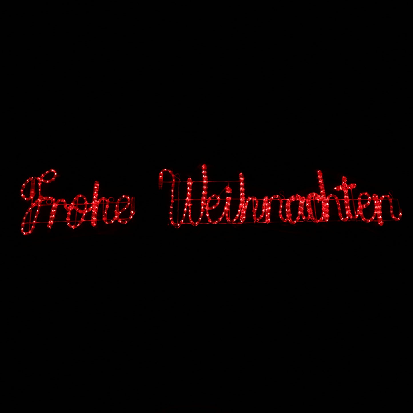 Frohe Weihnachten - LED skilt - God Jul på tysk