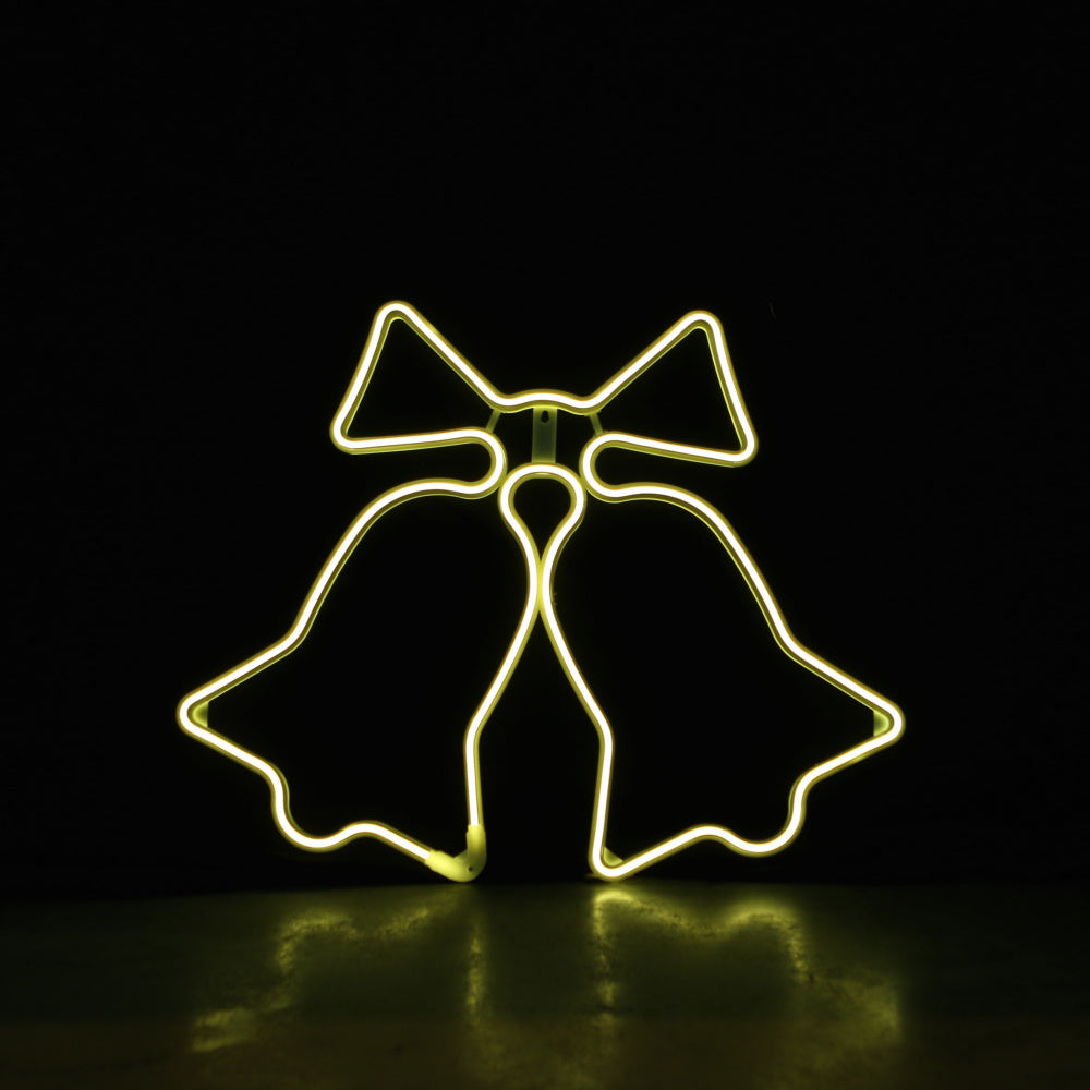 Bjelle- Neon varmhvit - 62x51cm