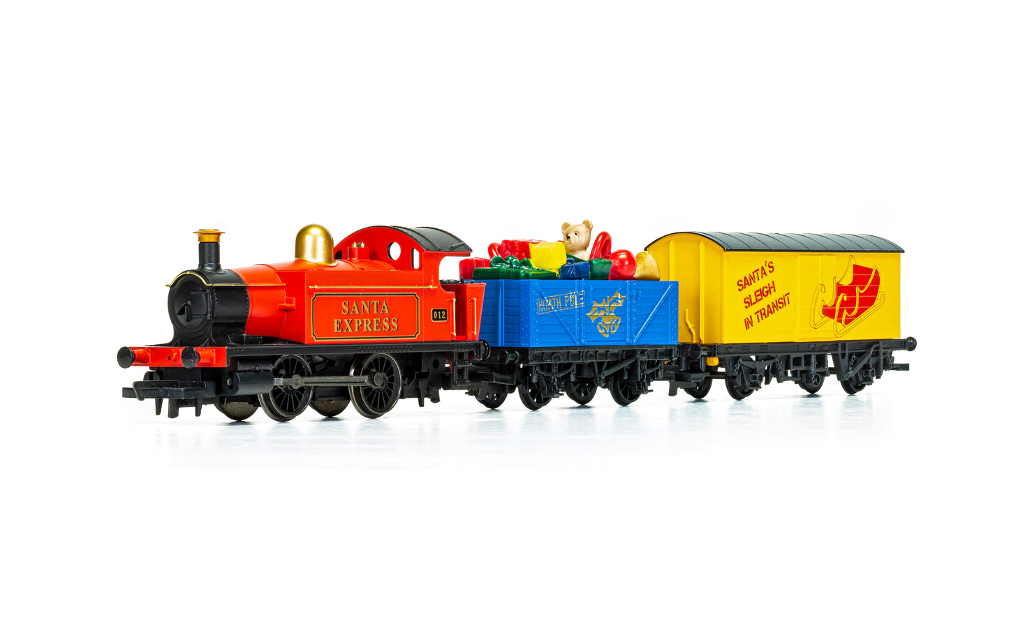SANTA'S EXPRESS togsett til juleby eller juletreet ditt
