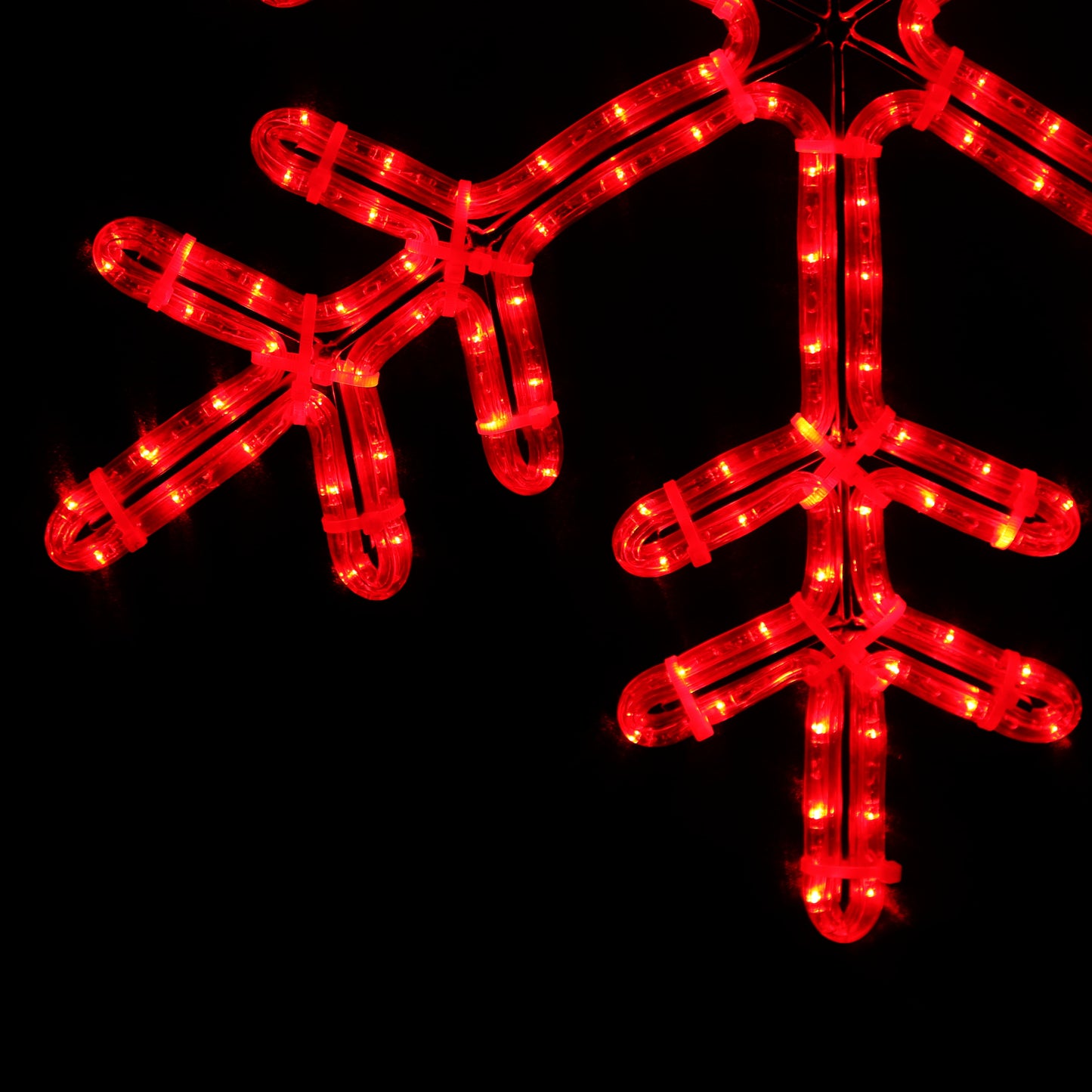 utendørs julebelysning LED snøfnugg