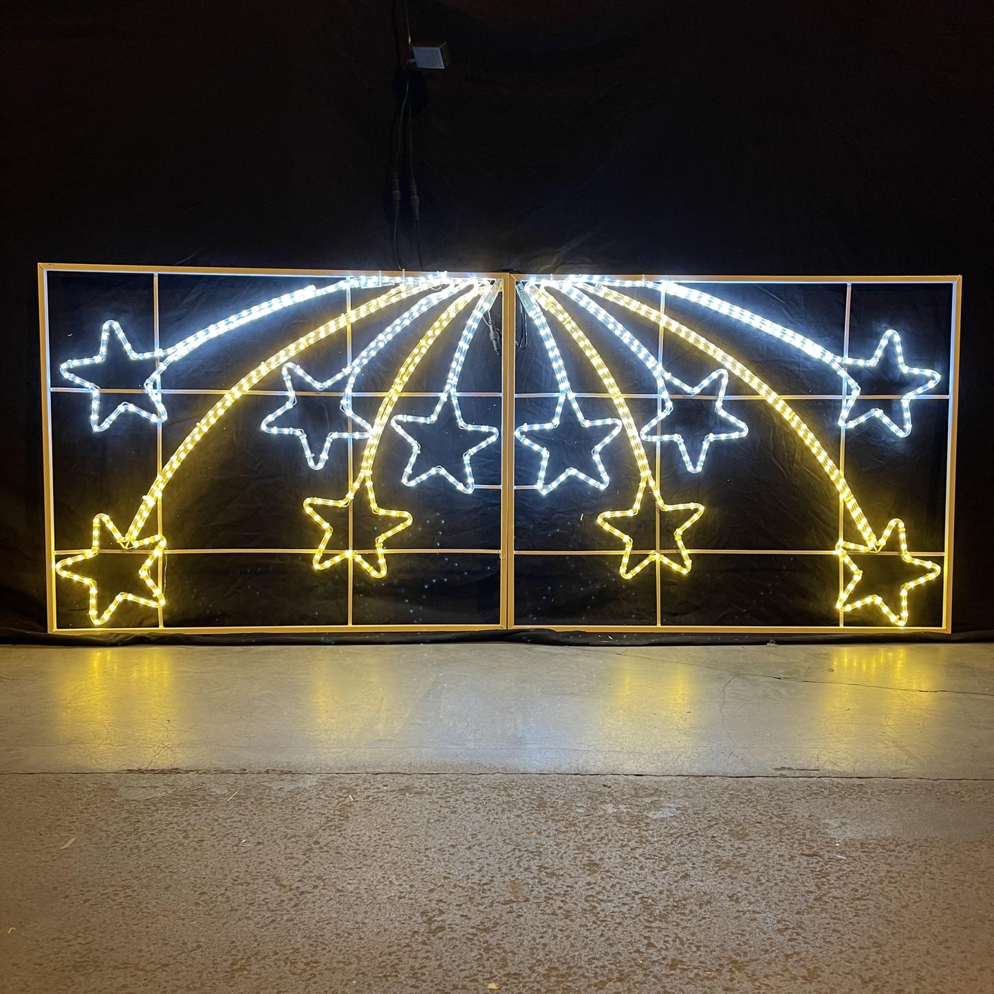 varmhvit og kaldhvit stjernehimmel