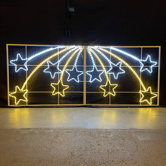 varmhvit og kaldhvit stjernehimmel