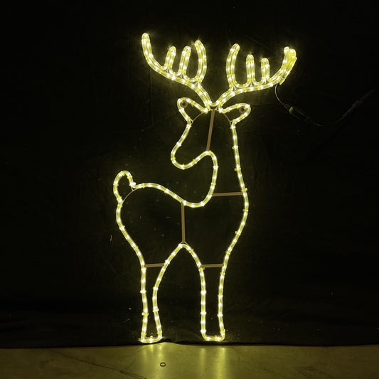 Stående reinsdyr 50x88 cm - LED figur utendørs