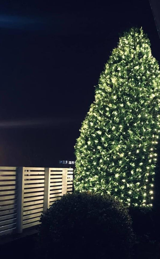 3X4M Lysnett IP44 m/gummikabel og 864 LED-pærer