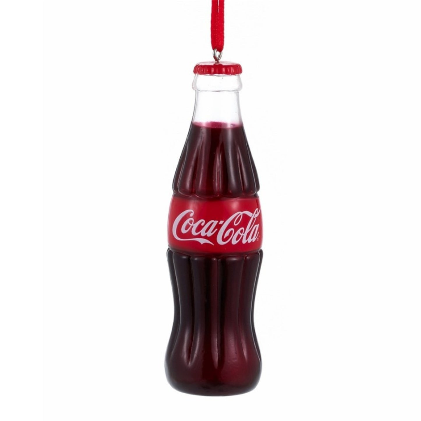 Coca Cola glassflaske - retro juletrepynt