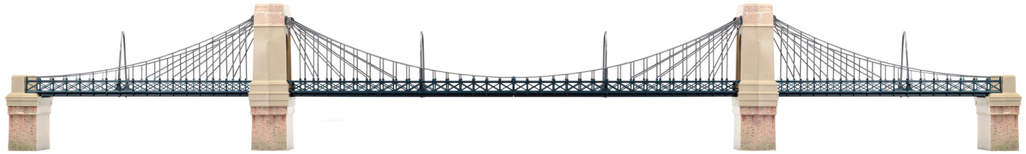 Stor bro med togskinner - 139 cm - Hornby