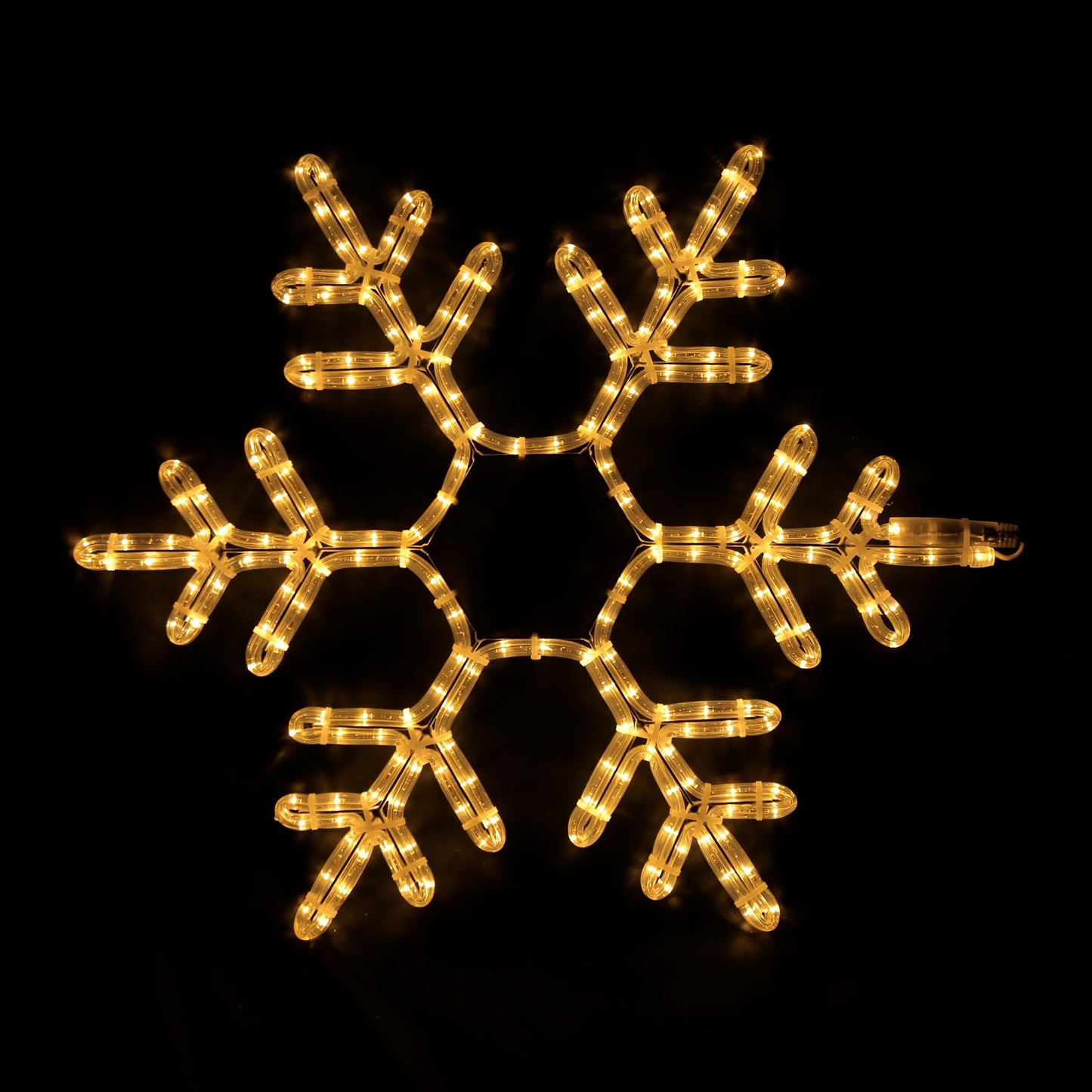 Medium snøkrystall til husvegg LED