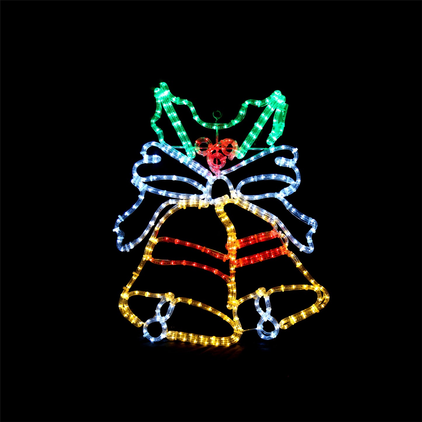 dobbelbjelle utendørs julebelysning LED figur