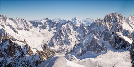 Bakgrunn til juleby - fjelltopper