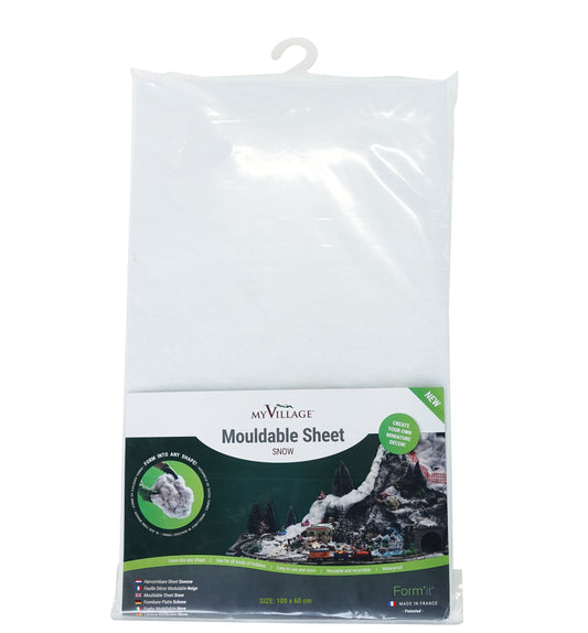 Snøbakgrunn til juleby som du kan forme selv - 100x60cm