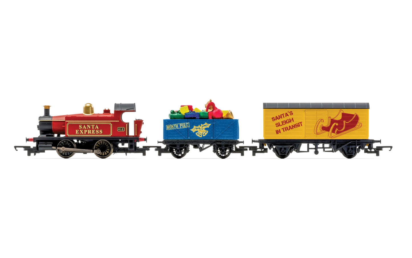 SANTA'S EXPRESS togsett til juleby eller juletreet ditt