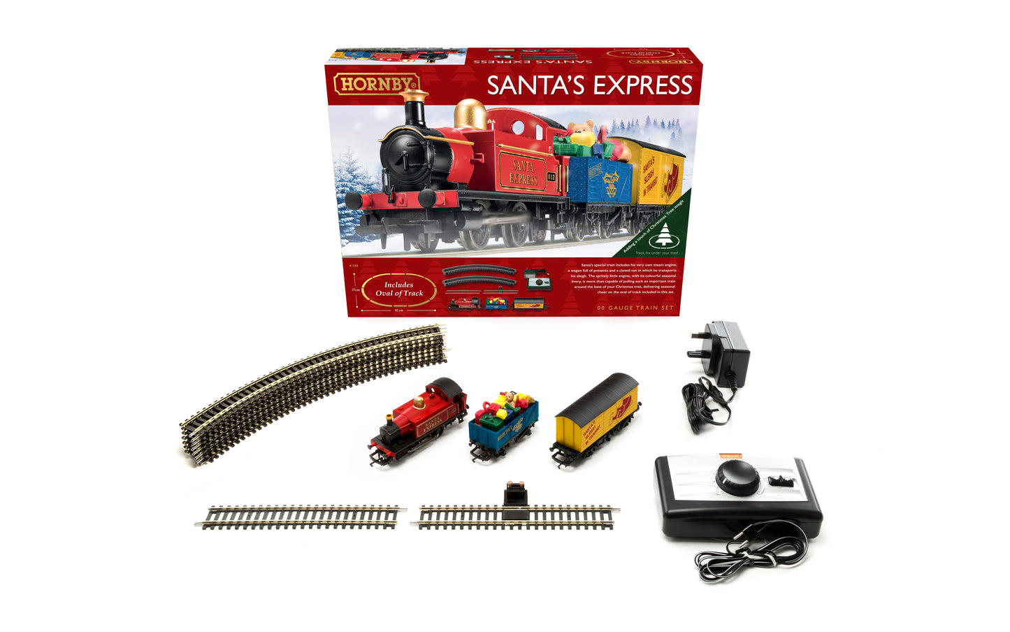 SANTA'S EXPRESS togsett til juleby eller juletreet ditt