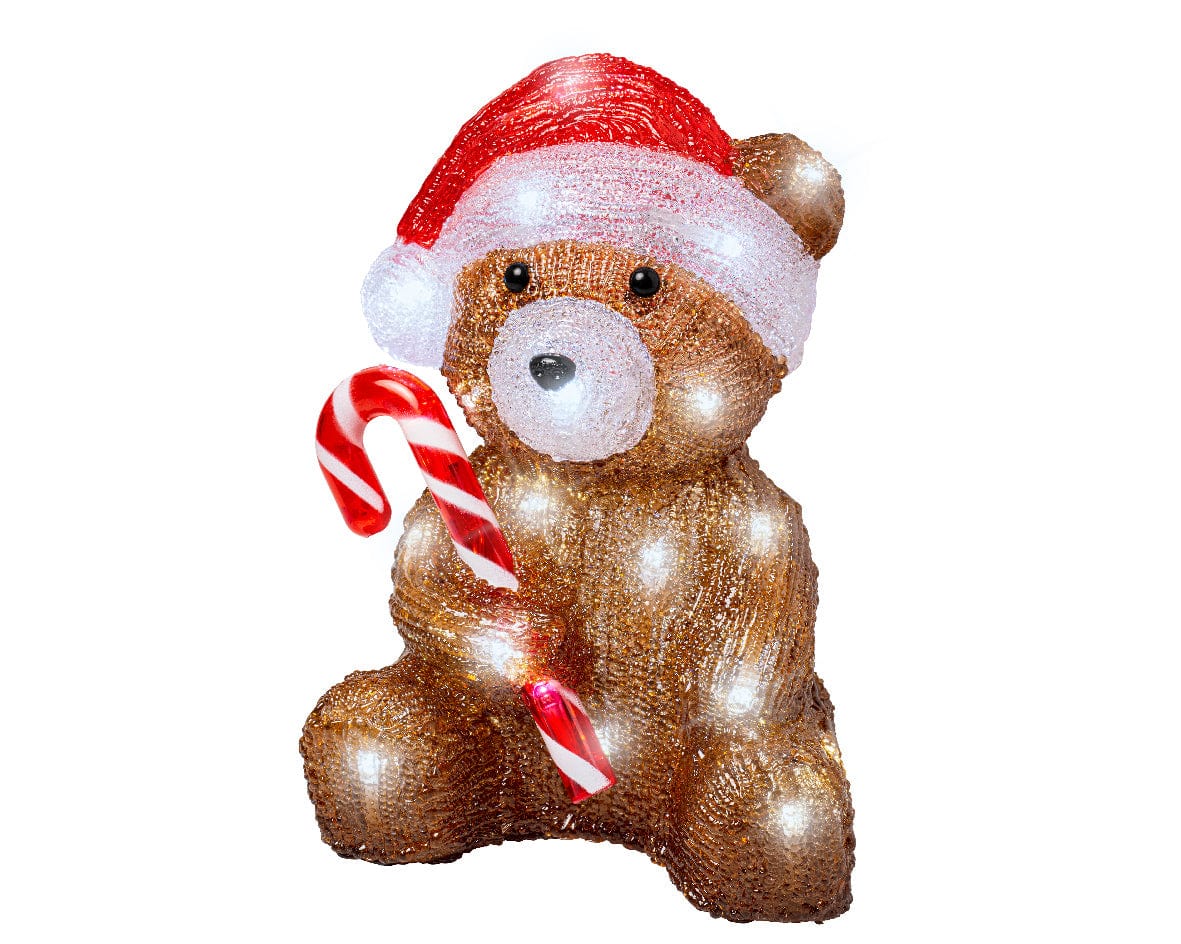 julelys Bjørn Julelys LED figurer, utendørs (23cm)