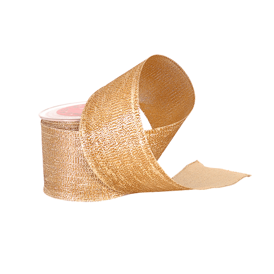 Juletrepynt Bånd til juletre, gull (6,50 cm)