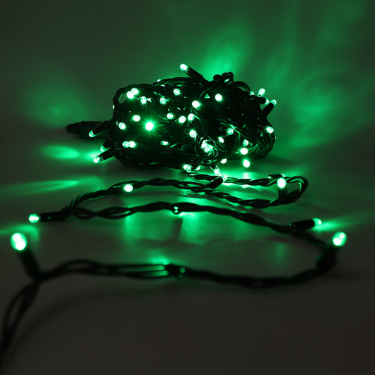 Grønn lysslynge - 10 meter 100 LED