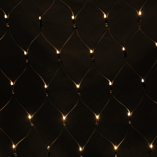 3X5M Lysnett IP44 m/gummikabel og 1080 LED-pærer