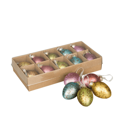 påske Påskeegg flerfarget 10 stk (4cm)
