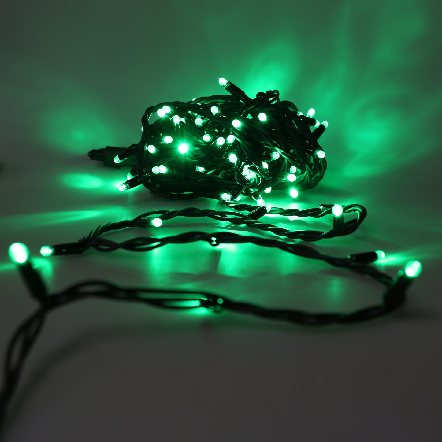 Grønn lysslynge - 10 meter 100 LED