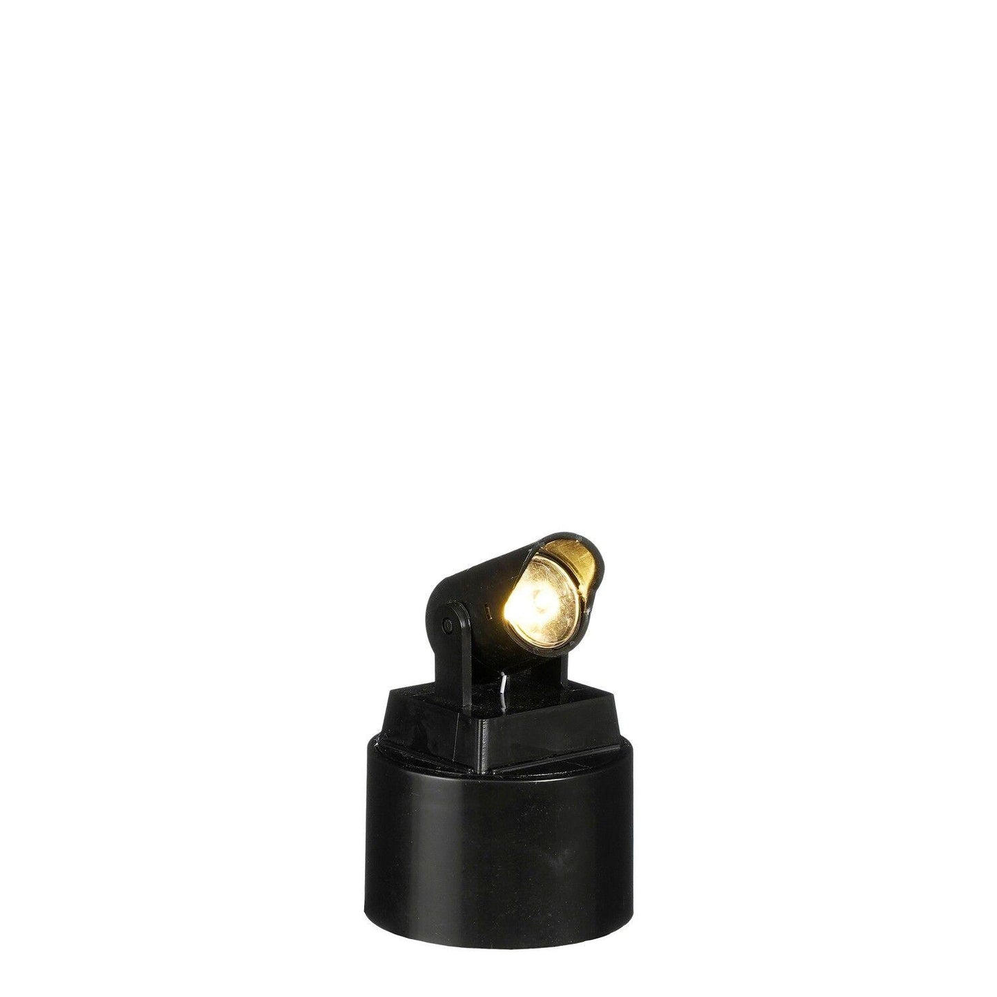 Spotlight med bevegelse - på batteri - 7x5,5 cm - til juleby