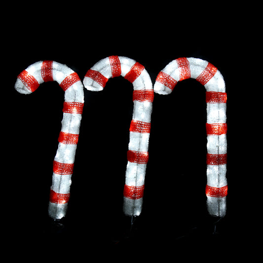 Sukkerstang oppkjørsel - sett på 3 stk