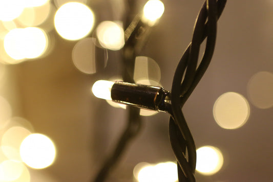 Lyslenke ute jul. Lysslynge. 