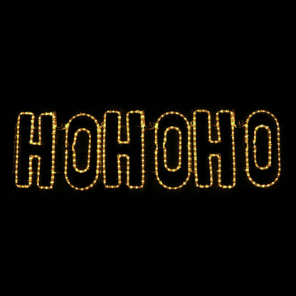 Julelys Ho HO ho - LED figur varmhvit