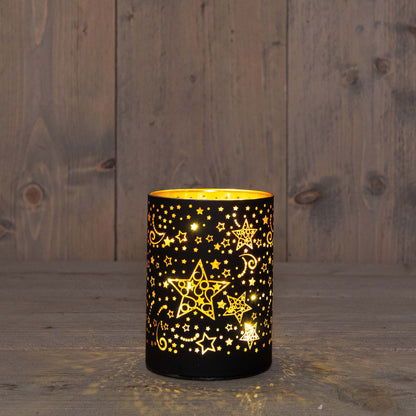 Led lykt på batteri - julepynt
