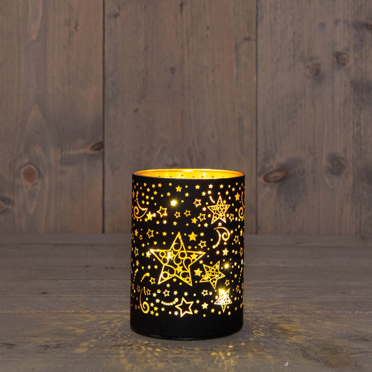 Led lykt på batteri - julepynt