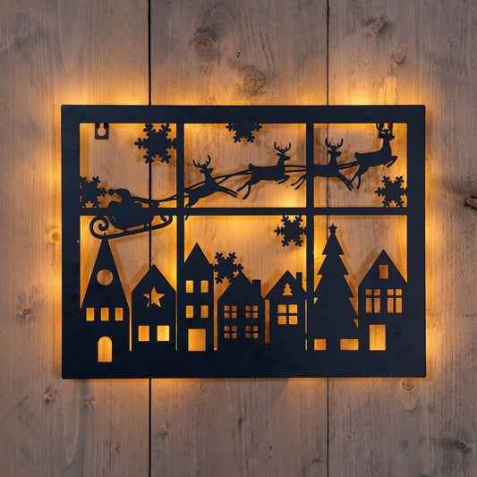 Bymotiv - julepynt - lampe
