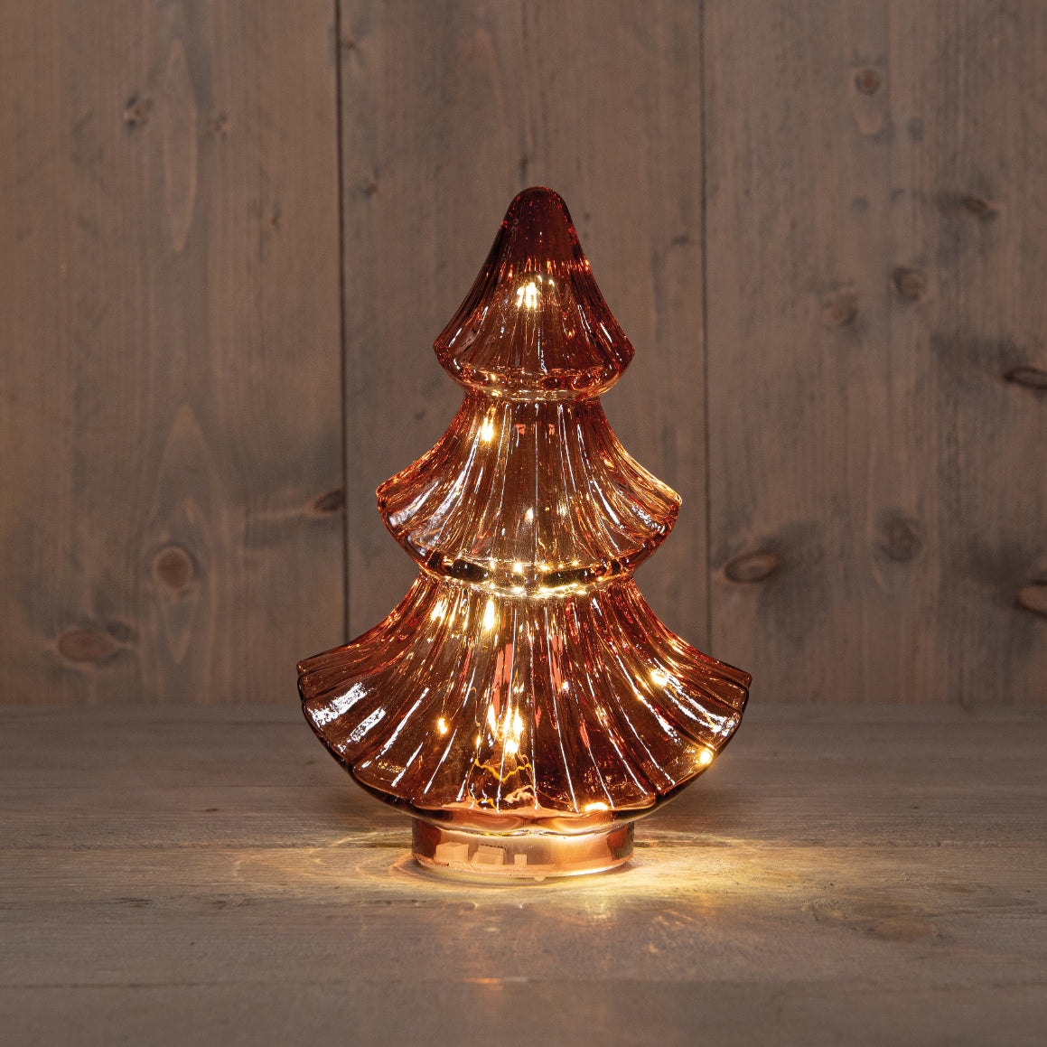 Burgund julelykt formet som elegant juletre