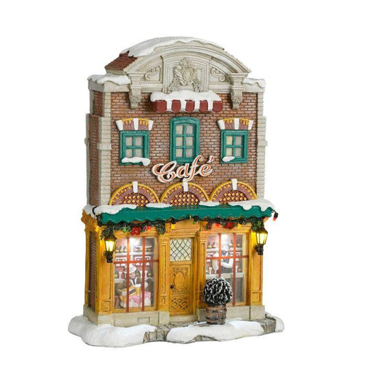 Café til juleby - smalt julebydesign