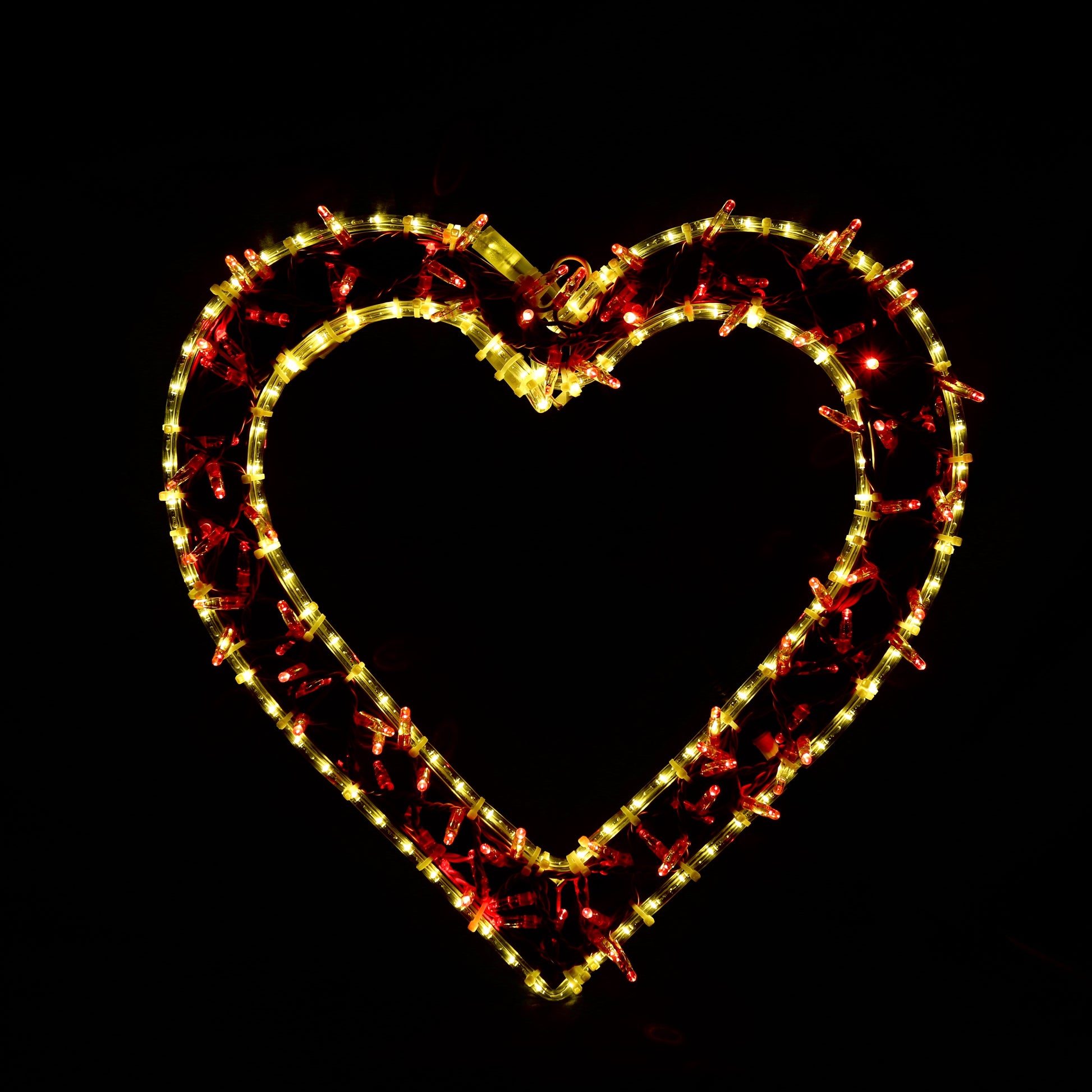LED hjerte figur julelys LED ute