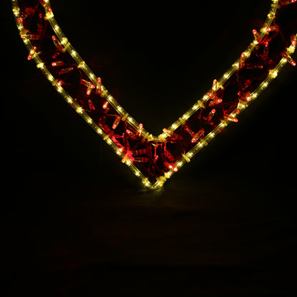 hjerteformet LED figur