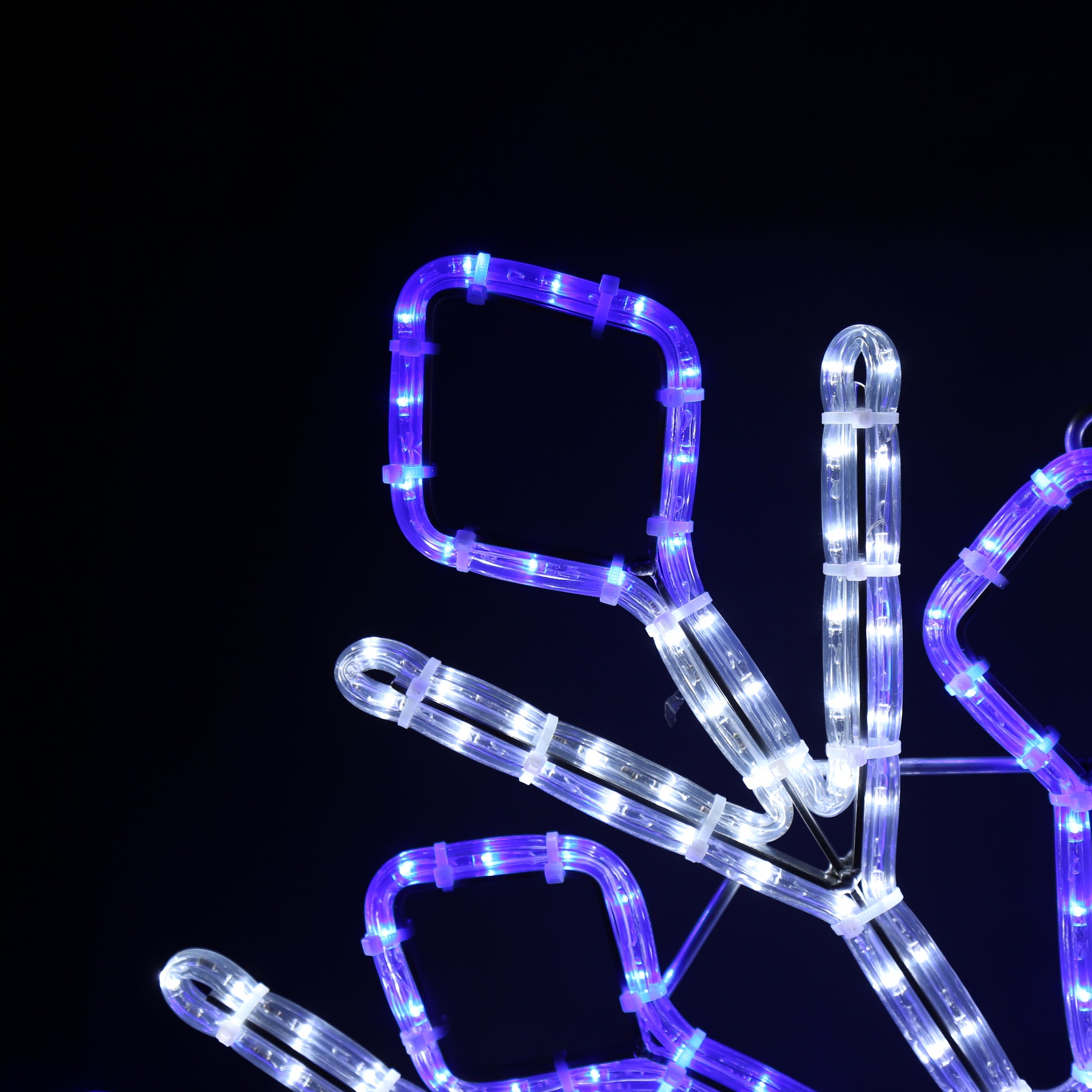 LED figur snøkrytall ute