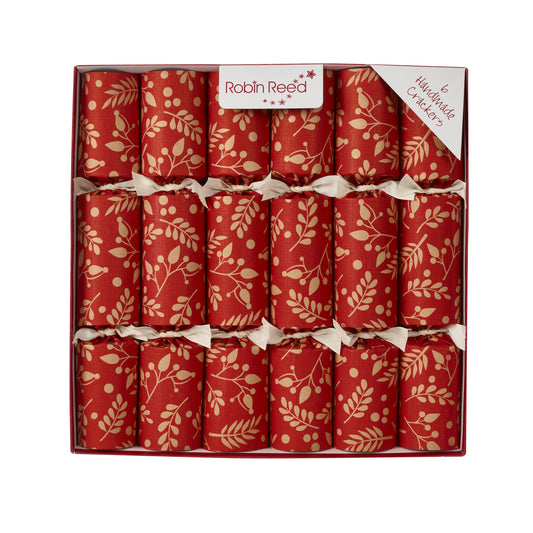 Røde smellbonbon - med bake-gave inni