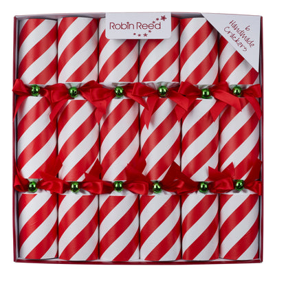 Candy Cane Jingle Bell smellbonbon med rødt og hvitt candy cane-design