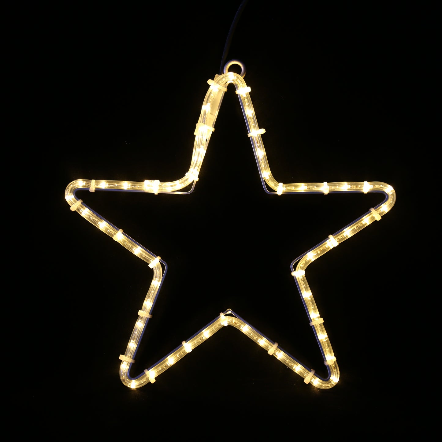 LED-stjerne med 5 tagger | 40 cm varmhvit