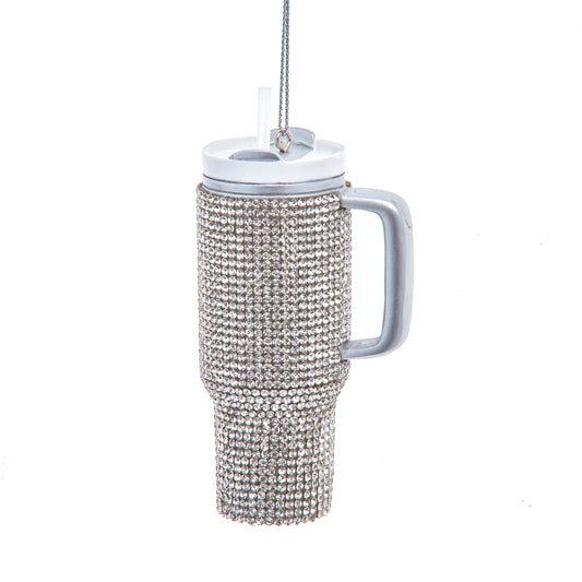 Tumbler juletrepynt med glassdiamanter