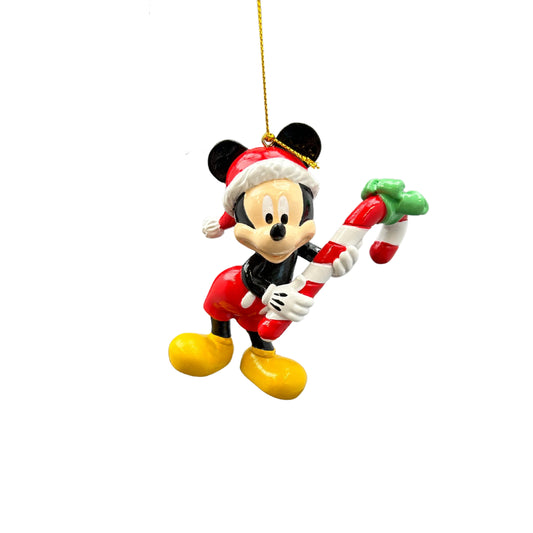Mikke Mus med sukkerstang - julekule fra Disney 9 cm