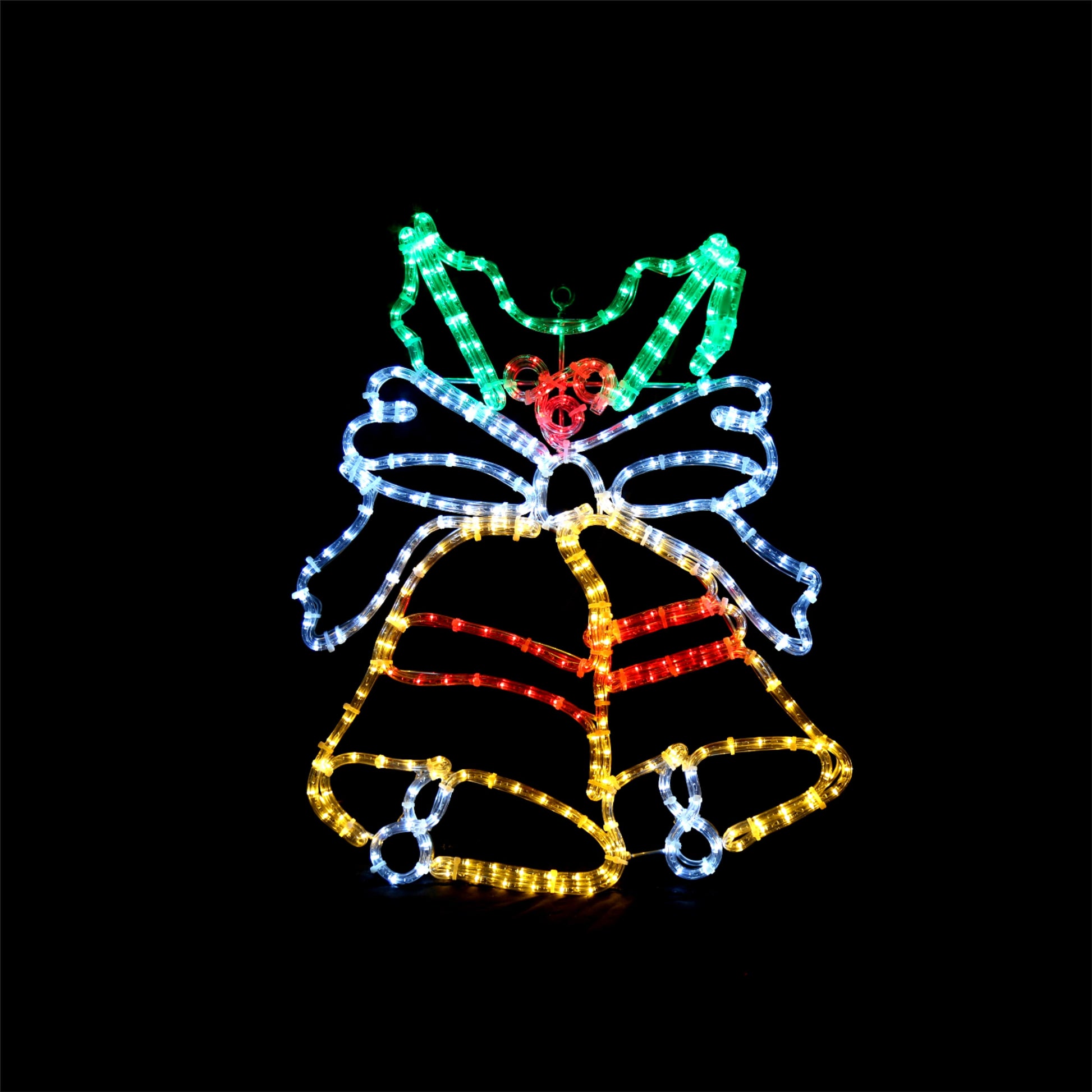 dobbelbjelle utendørs julebelysning LED figur