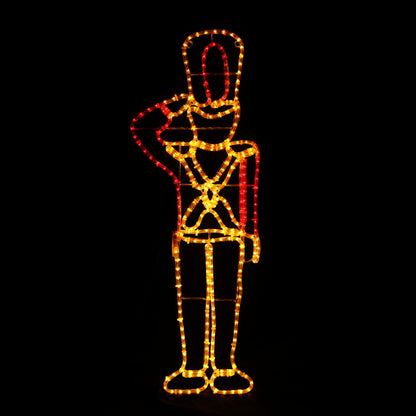Tinnsoldat 40x115 LED figur julebelysning ute