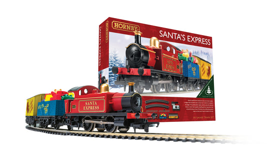 SANTA'S EXPRESS togsett til juleby eller juletreet ditt