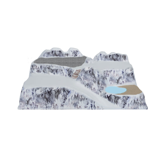 base juleby. Hvitt fjell