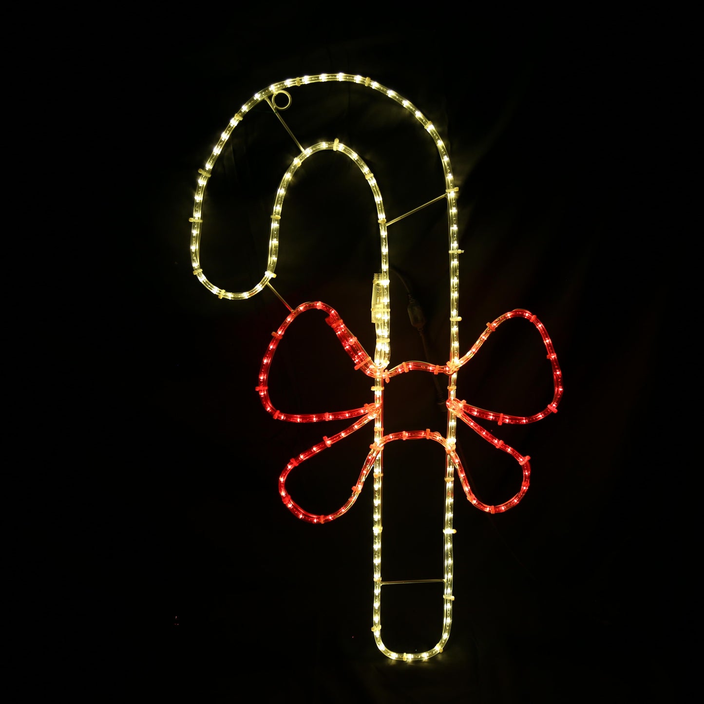 Sukkerstang 49x90 LED julelys ute