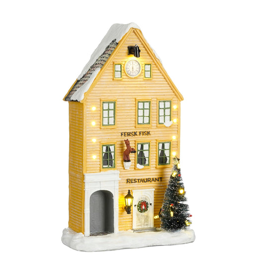 Bryggen i bergen juleby Luville